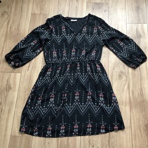 Maurices Cinch Waist Peasant Dress Size Large